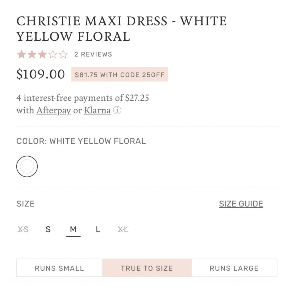 NWT Petal & Pup Yellow Floral Embroidered Midi Dress - Picture 4 of 10